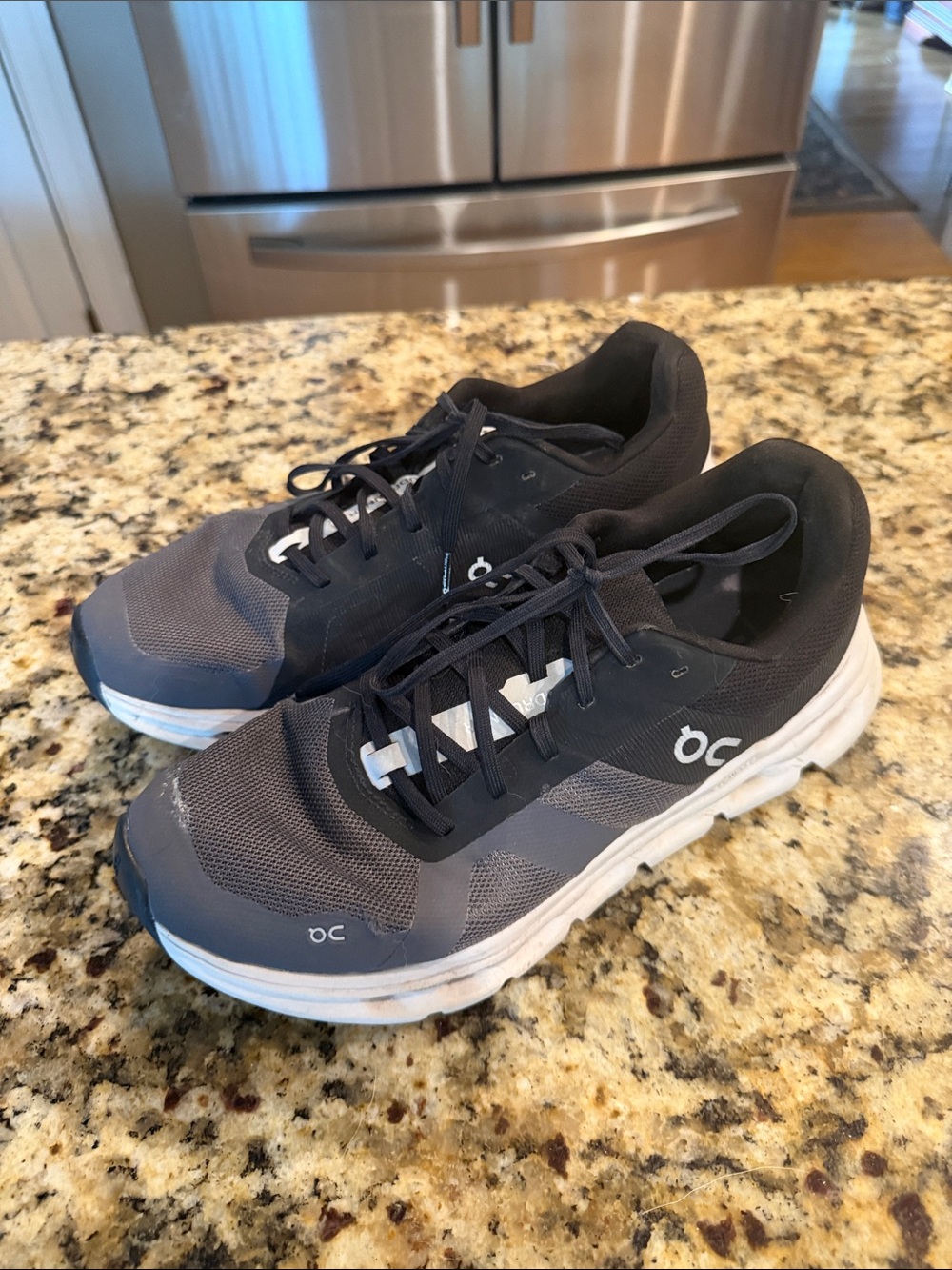 On Running Men’s Cloud Running Shoes - Gray and Black